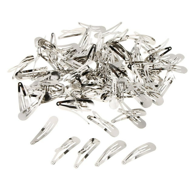 100 Unids Tono Pteado Metal Puerta CLIPS de PELO Zulema Broches para el cabello bricolaje