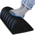 thumbnail image 1 of Foot Rest for Under Desk at Work Office Desk Accessories with Memory Foam and Washable Removable Cover  Foot Stool for Office  Car  Home to Foot Support and Relax Ankles(Black)., 1 of 6