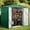 Green, variant on Outdoor Storage Shed 6 x 4 t(24.6 sq. ft.)Metal Garden Shed with Double Lockable Doors,for Backyard Patio Lawn-Green