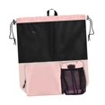 thumbnail image 1 of Mochila de malla con cordón, informal, para playa, de viaje Rosa, 1 of 9
