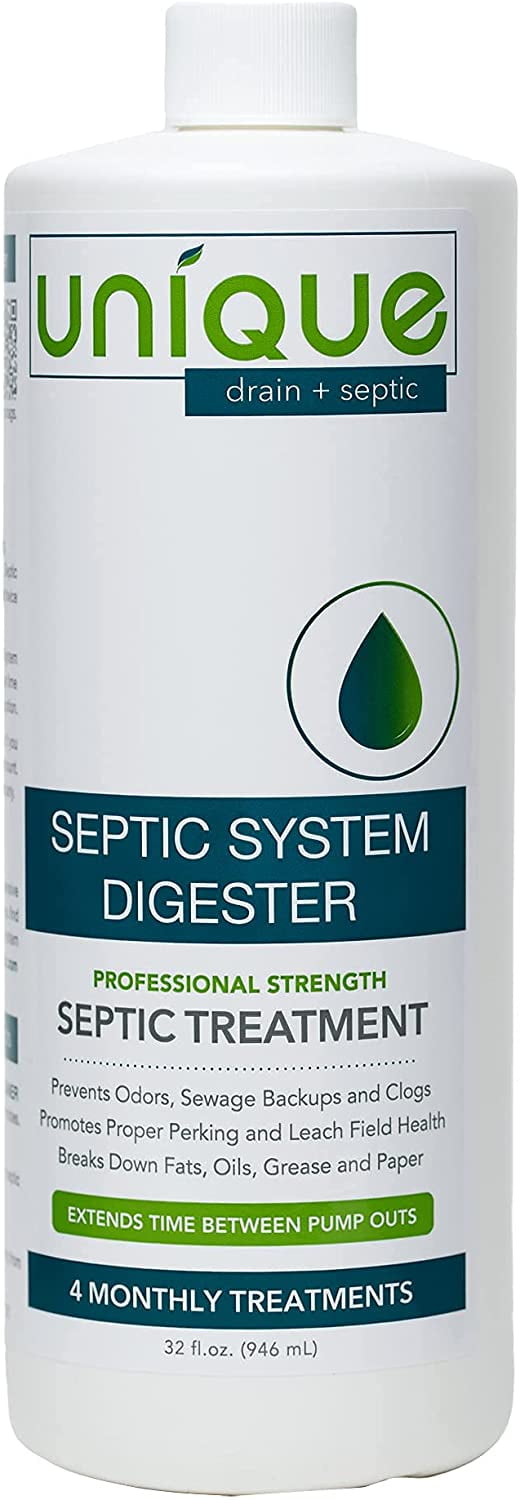 Unique Septic System Digester 4 Monthly Septic Treatments, 32 oz