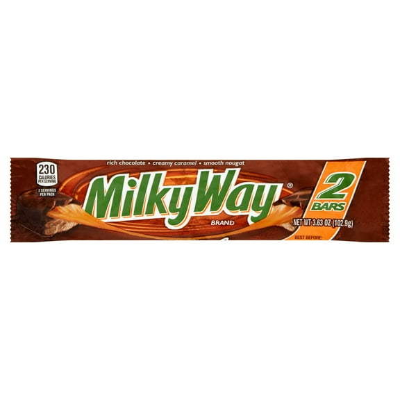 Milky Way Candy Bar King Size 2 Count - 3.63 Oz