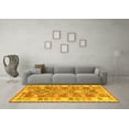 thumbnail image 3 of Ahgly Company Machine Washable Indoor Rectangle Southwestern Yellow Country Area Rugs, 4' x 6', 3 of 4