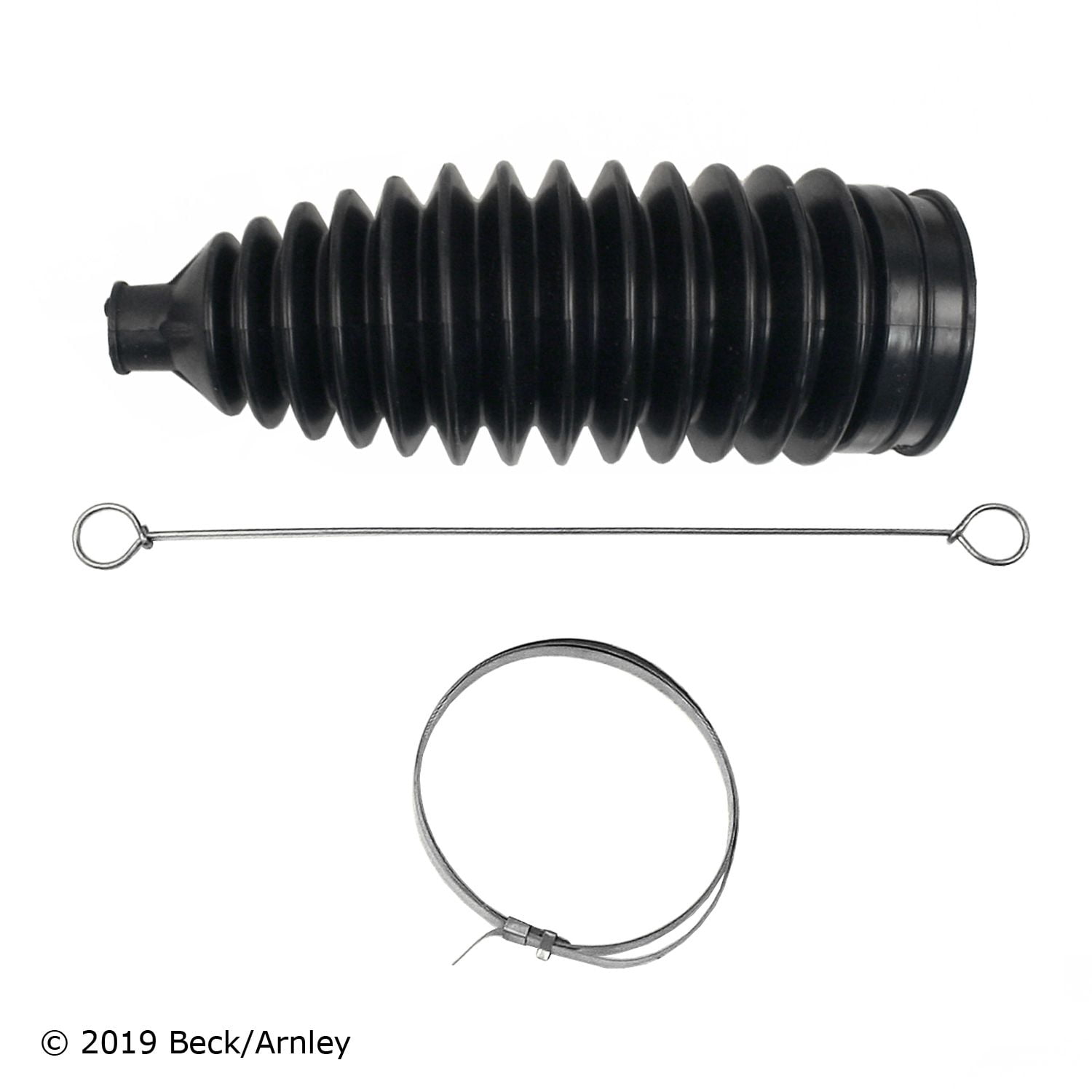 BeckArnley 101-8123 Inner Tie Rod End With Boot Kit