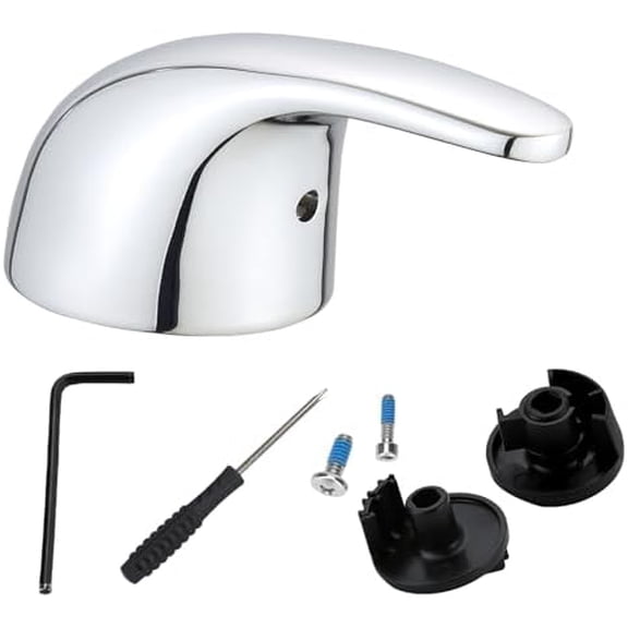 Replacement for Moen 100657 Lever Shower Handle, Compatible with Moen PosiTemp & Moentrol Valve Systems, Fits for Single Handle Tub/Shower Faucets, Chrome