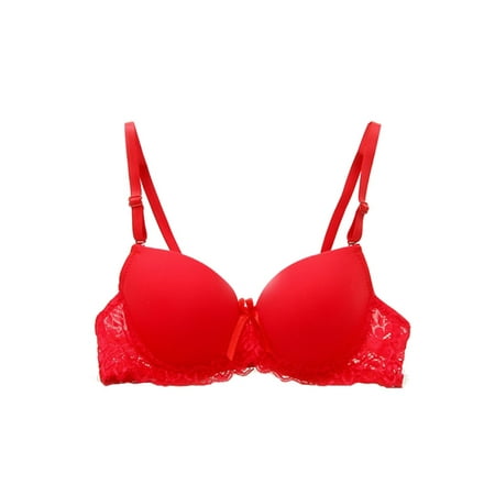 

Women Push Up Lace Bra Brassiere Underwire Lingerie Underwear A B Cup
