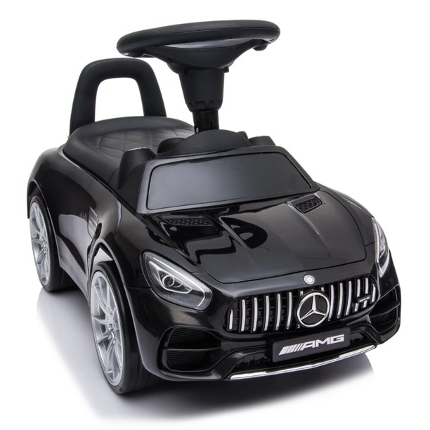 Walker Ride On Toys Cars Segmart Kids Walker Foot To Floor Push Car With Horn And Music Buttons Realistic Looking Ride On Car For Toddler Birthday Gift For 1 Year Old Black S7503 Walmart Com
