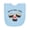 AE-Light Blue, variant on Inktastic Kawaii How I Roll Sushi Newborn Bib
