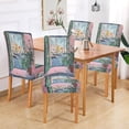 thumbnail image 2 of Yayeee 2 Pack Dining Chair Covers Stretch Parson Chairs Slipcovers Seat Protector, Green Window Sea, 2 of 6