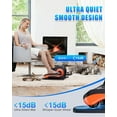 thumbnail image 5 of Under Desk Elliptical Machine, Electric Elliptical Leg Exerciser for Seniors with 12 Adjustable, Portable Quiet Elliptical Exercise Machine, Seated Pedal Exerciser with Remote Control, 5 of 6