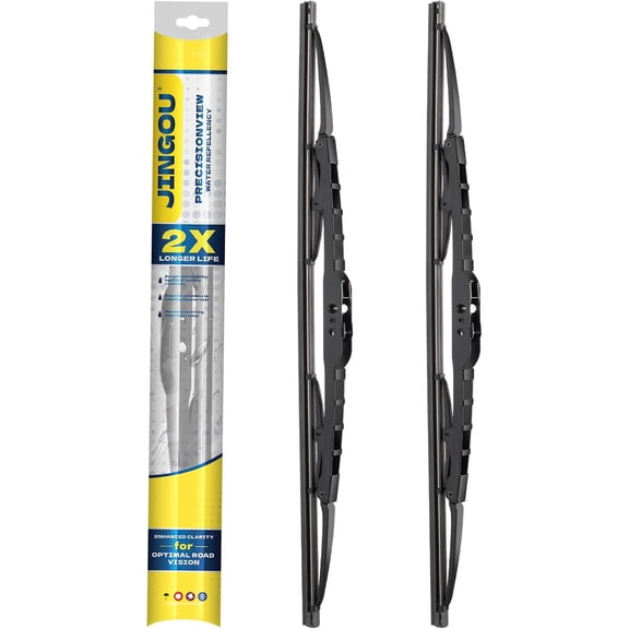19'' 19'' Wiper Blades, Compatible with 2007-2011 Dodge Nitro Premium All-Season Windshield Wiper Blades-Driver and Passenger Side,Automotive Replacement Windshield Wiper Blade (Pack Of 2)