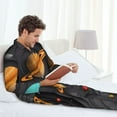 thumbnail image 6 of Lsque Solar System Paper Art Pattern Long Sleeve Pajama Set for Men - Soft 2-Piece Sleepwear and Loungewear Set with Pockets, Comfy Nightwear-Large, 6 of 7