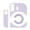 Purple, variant on Trendy Dot Stickers Eye catching Sticker with Dots & Flowers Pattern for Mini12 Camera Make Your Pictures Stands Out