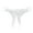 White, variant on Elainilye Fashion Womens Crotchless Panties Set Sexy Transparent Underwear Sling Solid Color Thong Underwear,Pink