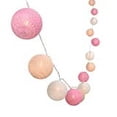 thumbnail image 2 of 3M10Ft 30 Pink White Ball LED Xmas Wedding Battery Operated String Fairy Light, 2 of 3