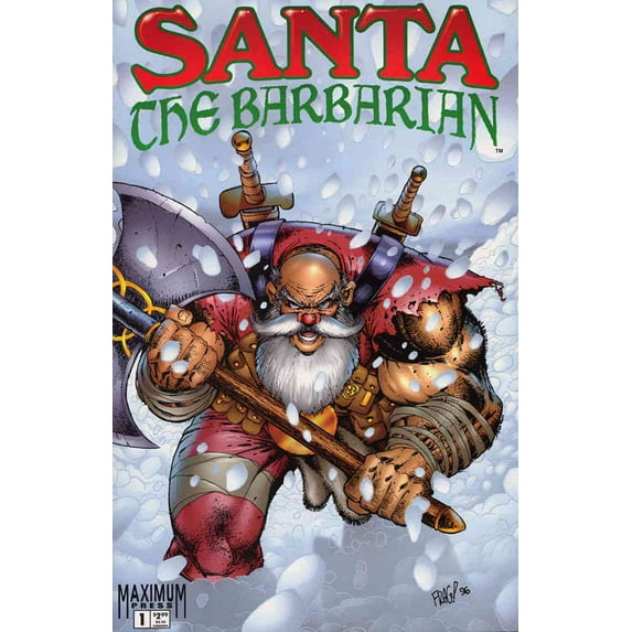 Santa the Barbarian #1 VF ; Maximum Comic Book
