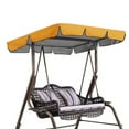 thumbnail image 2 of Swing Chair Seat Top Cover Replacement Outdoor Waterproof Rainproof Dust Guard Protector Swing Canopy Replacement for Outdoor Garden Patio Porch Yard, 2 of 8