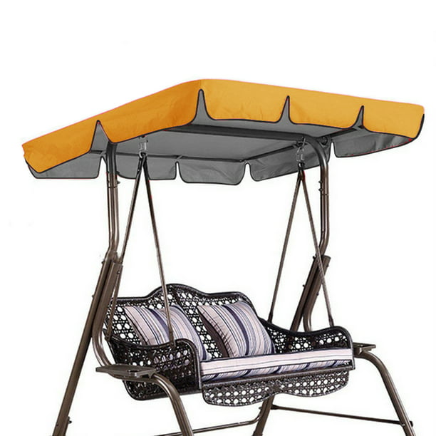 Deluxe Outdoor Swing Chair Canopy Top, Replacement Material For Patio Swing