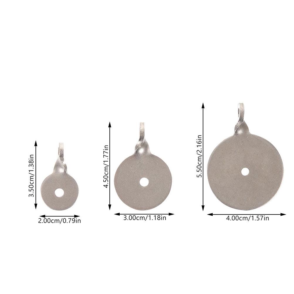 WHAMVOX 24pcs Outdoor Stainless Steel Targets Training Targets Stainless Steel Targets Small Stainless Steel Targets