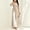 #0160-Khaki, variant on Women's Winter Solid Color Long Sleeve Round Neck Side Drawstring Cinched Casual Top Maxi Tunic
