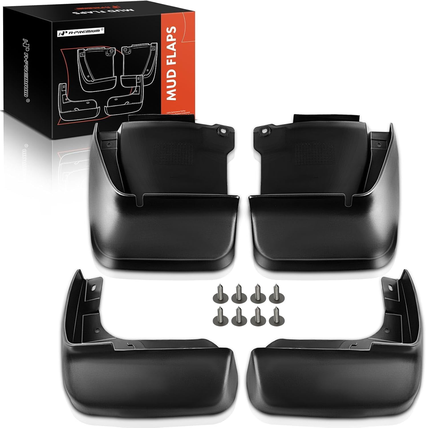 A-Premium Mud Flaps Splash Guards Replacement for Honda Accord 2003-2007 Front and Rear 4-PC Set