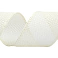 thumbnail image 2 of Joycrosso Burlap Wired Edge Ribbon 1.5 inch x 10 Yards, Ivory, Ideal for Crafting, Gift Wrapping, Wreath, Christmas Tree, and Rustic Wedding Decorations, 2 of 4