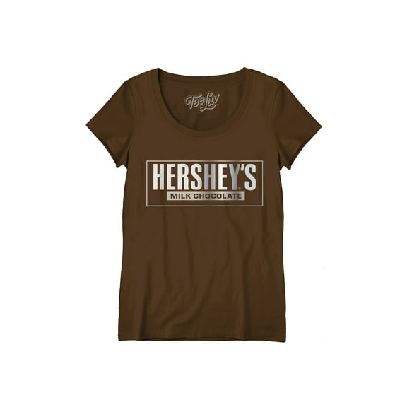 Tee Luv Women's Hershey's Milk Chocolate Logo Shirt (S)