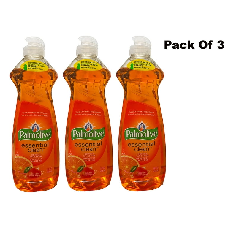 Palmolive Essential Clean Orange Tangerine Dish Liquid 14 fl oz Pack of 3