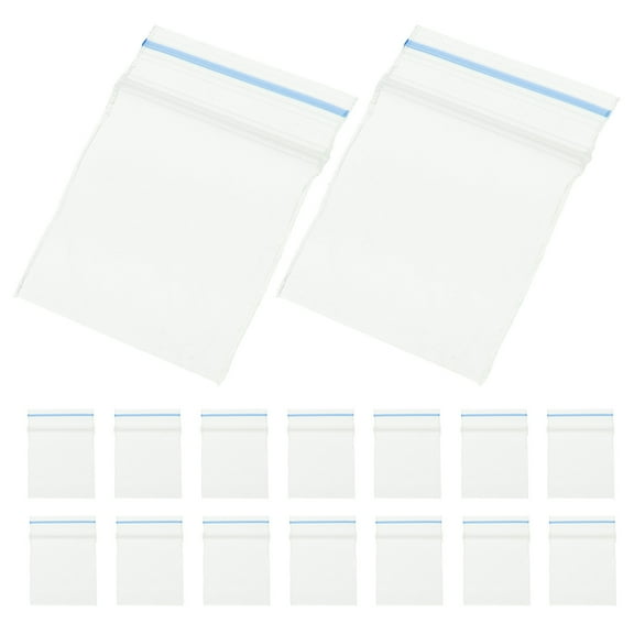 HONITANO 100Pcs Mini Pouch for Small Items with Sealing and Storage Functions in 5.00X4.00X0.10CM