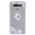 thumbnail image 1 of Funda para LG K51s InstaCase Flores Lila Uso Rudo Antigolpes, 1 of 4