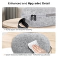 thumbnail image 5 of Suodoka Carrying Case for Meta Quest 3 Headset and Controller EVA Felt Hard Shell Travel Storage Bag, Grey (11.81 inches / 30 cm), 5 of 9