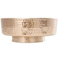 thumbnail image 5 of DecMode Copper Metal Sauvignon Blanc Scented Wide Hammered 70 oz 4 Wick Candle with White Wax, 5 of 7