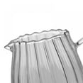 thumbnail image 4 of Creative Embossed Stripe Clear Crystal Glass Creamer Pitcher/Serving Pitcher/Sauce Pitcher/Milk Coffee Creamer Jug for Kitchen, 4 of 5