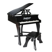 Schoenhut Jaymar Baby Grand Black Piano - Baby Musical Instruments Promotes Hand and Eye Coordination - Grand Keyboard Piano is Safe and Kid-Friendly with Bench