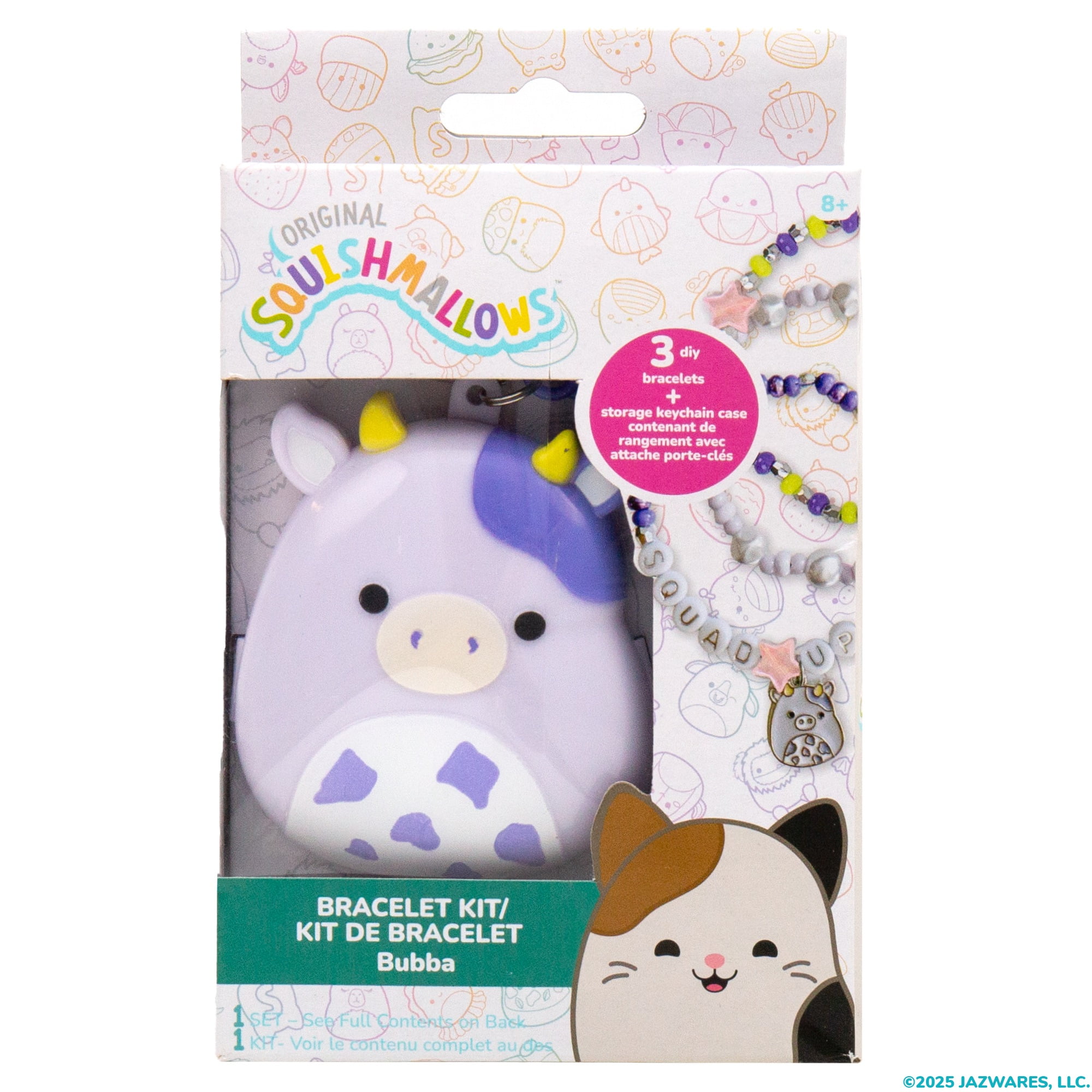 Original Squishmallows™ Bubba The Cow Bracelet Kit