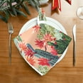 thumbnail image 2 of GZHJMY Cloth Dinner Napkin Cactus Coral Flower Summer Kitchen Decor for Cocktail Gathering Party Holiday 4 Pack 20" × 20", 2 of 6