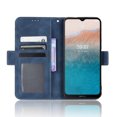 thumbnail image 3 of Case for Nokia C21 Plus Cover Adjustable Detachable Card Holder Magnetic closure Leather Wallet Case - Blue, 3 of 5