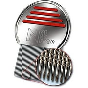 Nit Free Terminator Lice Comb, Professional Stainless Steel Louse and Nit Comb for Head Lice Treatment