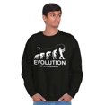 thumbnail image 3 of Fly Fishing Joke Cool Funny Fishermen Men's Crewneck Sweatshirt Brisco Brands S, 3 of 5