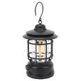 thumbnail image 2 of Linterna de Camping ABS con batería, luz cálida COB, lámpara Retro de 360 grados para corte de energía, huracán, decoración del hogar al aire libre, 2 of 8