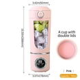 thumbnail image 2 of Professional 12-Blade Portable Blender for Ice Crushing, 500ml Large Capacity USB Rechargeable Juicer for Gym & Fitness, Smoothie Maker with Smart Auto-Cleaning, 2 of 8
