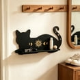 thumbnail image 6 of Naittoop Gothic Cat Shaped Floating Shelf Wooden Wall Mounted Storage Rack for Crystals and Collectibles Decorative Display Shelf for Bedroom Living Room Witchy Home Decor A, 6 of 7