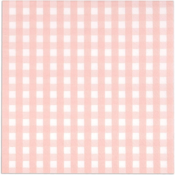 Gift Boutique 100 Gingham Disposable Paper Napkins