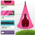 thumbnail image 5 of Kids Nest Swing - Fits 3 Children, Pink, 5 of 11