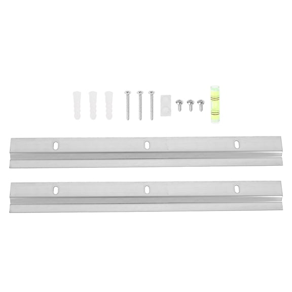 CATIEBYE French Cleat Hanger Silver Wall-Mounted Photo Frame Bracket 1Set