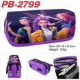 thumbnail image 5 of New Demon Slayer Full Color PU Pencil Case Cartoon Anime Pen Holder Pen Box Stationery Box Wallet Pencil Case, 5 of 5