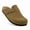 brown, variant on Kids Suede Clogs Boys Girls Leather Mules Cork Footbed Sandals with Arch Support Slip-on Slippers Indoor Outdoor Cute Sandals Classic Adjustable Buckle