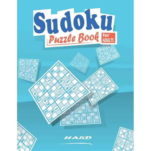 sudoku puzzles book for adults: Hard Sudoku Puzzle Book For Adults With Solutions, 300 Large Print Sudoku Puzzles Hard (Paperback)(Large Print)