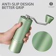 thumbnail image 3 of Chestnut C3S Manual Coffee Grinder, Hand Coffee Grinder with Adjustable Grind Setting, Stainless Steel S2C Conical Burr Coffee Grinder, for Espresso to French Press - Green, 3 of 14