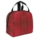 thumbnail image 2 of Easygdp Vintage Burgundy Bolsa Térmica Premium - Tela Oxford Impermeable, Gran Capacidad, Bolsillo Frontal, Unisex para Trabajo, Escuela, Actividades al Aire Libre y Picnics, 2 of 7